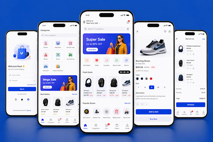 develop a multivendor ecommerce app with flutter