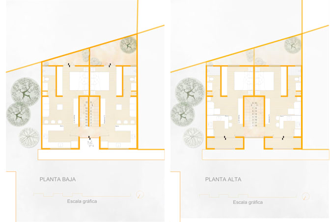 redrawing architectural floor plans
