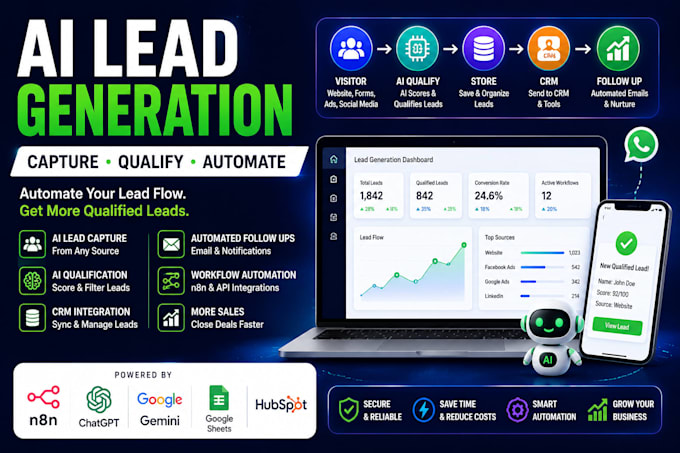 create ai lead generation and lead qualification automation