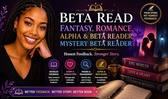 beta read fantasy, romance beta reader, alpha beta reader, mystery beta reader