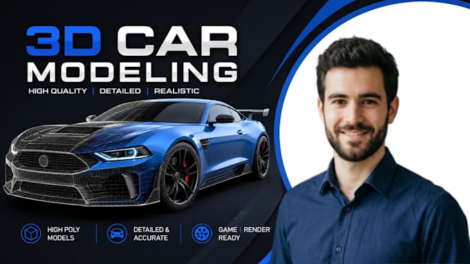 do realistic 3d car modeling, rc car, automative 3d car models for 3d printing