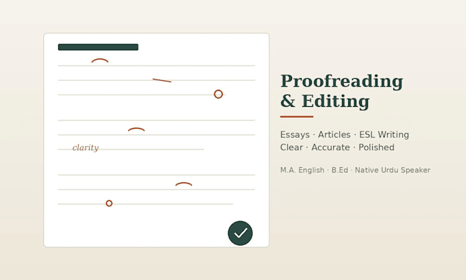 proofread and edit your essay or document