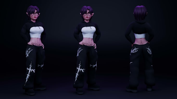 turn your character concept into a stylized 3d model