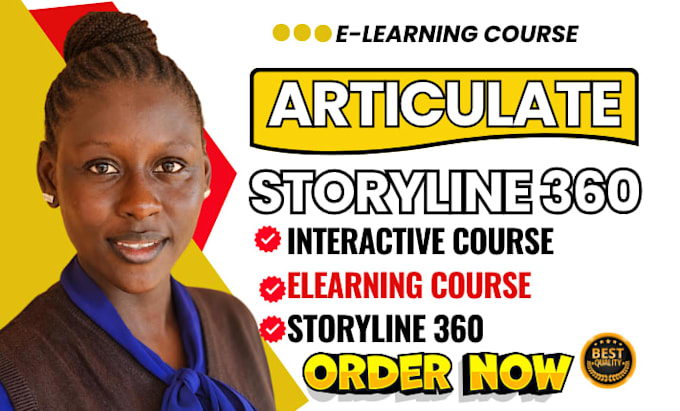 design an interactive elearning course in articulate storyline 360, ispring,