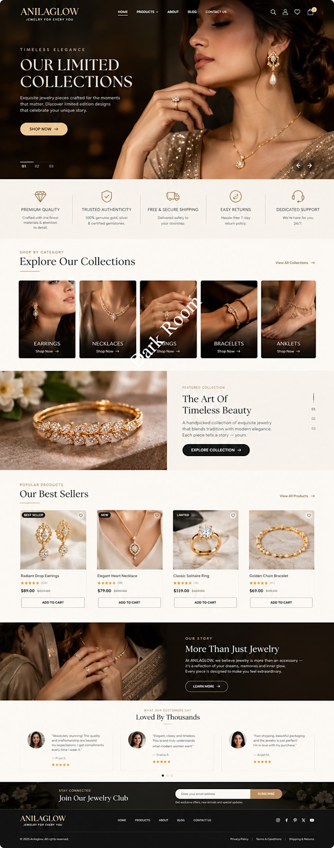 create a premium ecommerce website