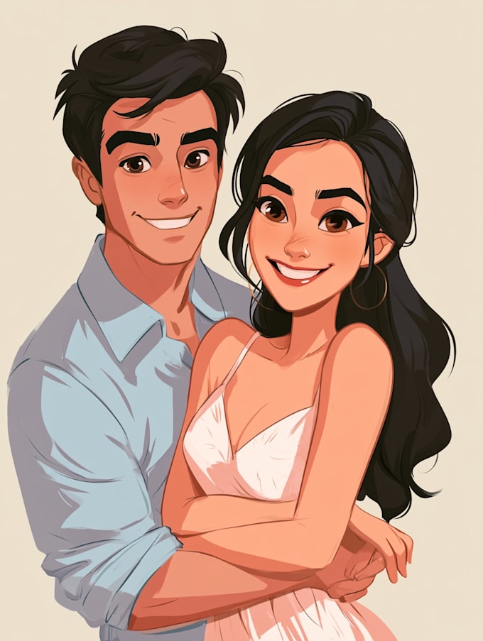 design a disney cartoon illustration
