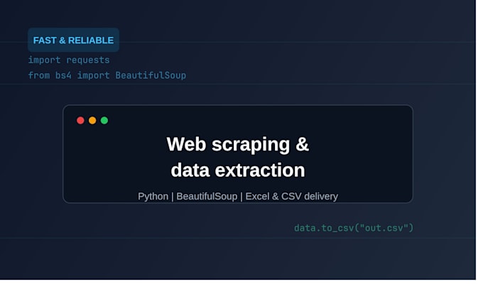 build a custom python web scraper