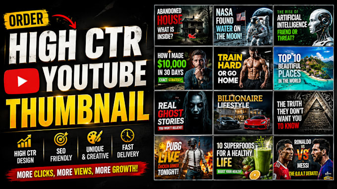 create cinematic ai youtube thumbnails with high CTR