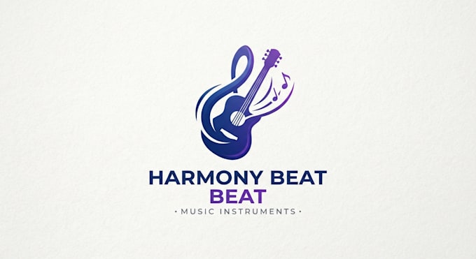 design a creative music instrument logo