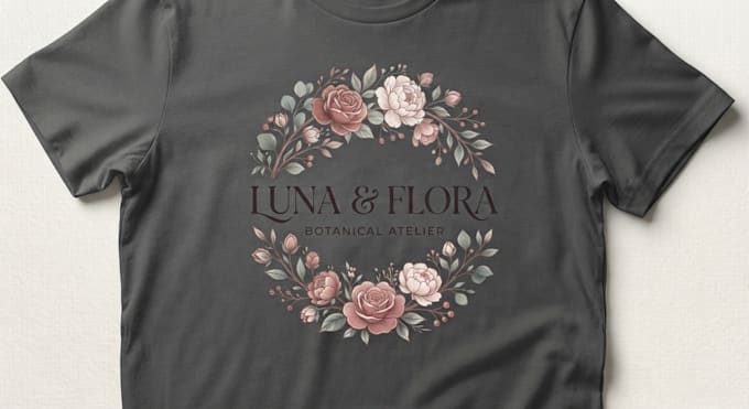 design a stylish tshirt logo for your brand