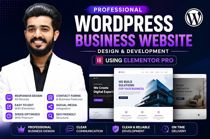 design a professional wordpress business website
