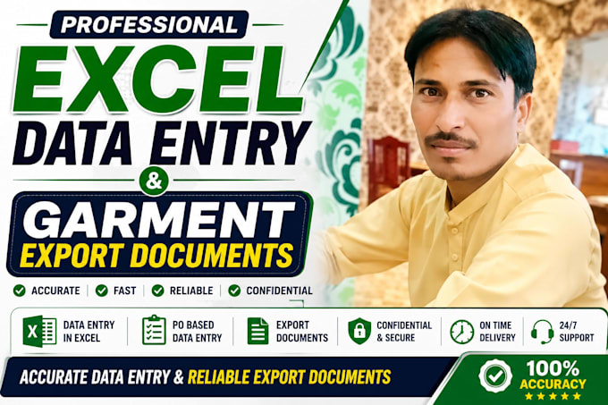 create garment packing list and export documents in excel