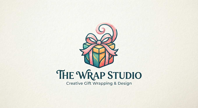design a creative gift wrapping logo