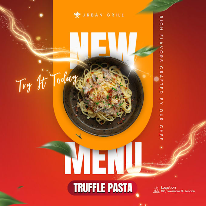 create restaurant social media templates in canva