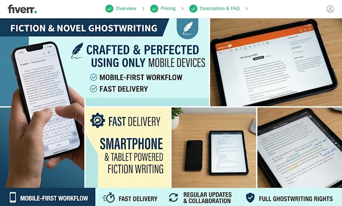 write engaging fiction stories or web novel chapters for you