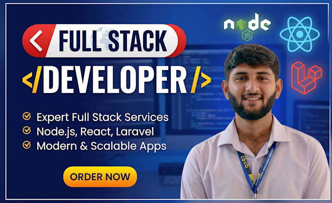 develop a full stack web application using react and laravel