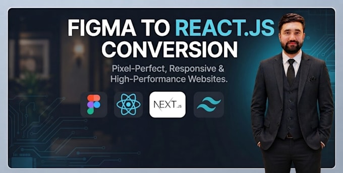 convert figma designs to react websites