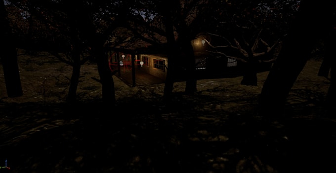 develop a horror game prototype or main menu in unreal