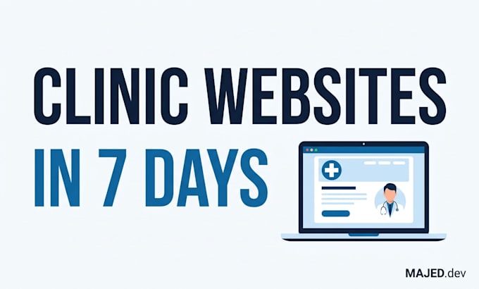 build a medical or a clinic website