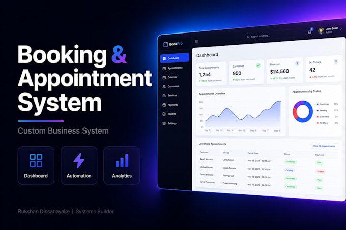 build a custom online booking and appointment system