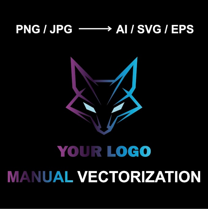 manually vectorize redraw or recreate your logo