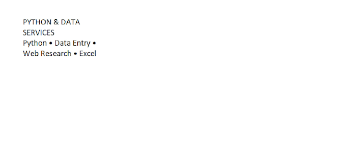 write a simple python script for you