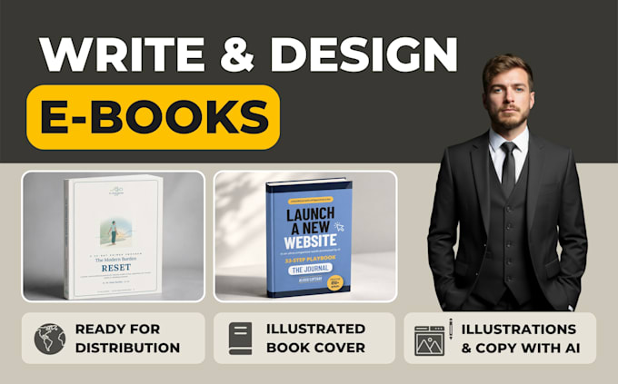 write design and illustrate ebooks with ai