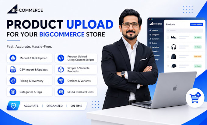 bulk upload and list products on your bigcommerce store