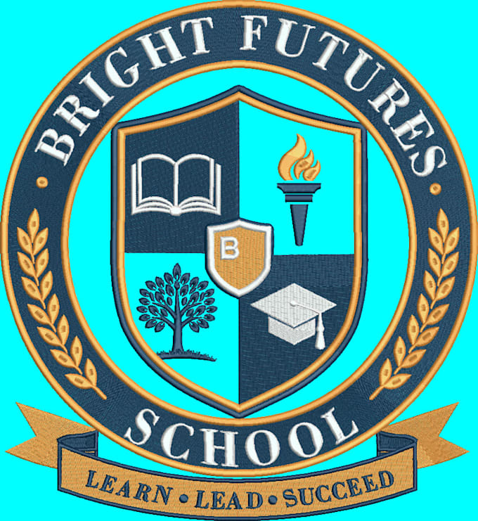 do professional embroidery digitizing for school logo and uniform