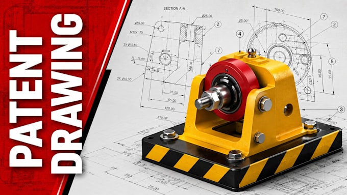 do uspto patent drawings, utility and design patent illustrations