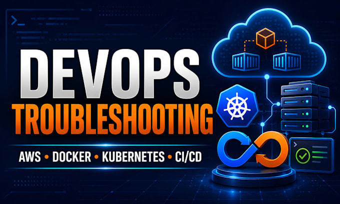 troubleshoot and fix AWS, docker, kubernetes or ci cd issues
