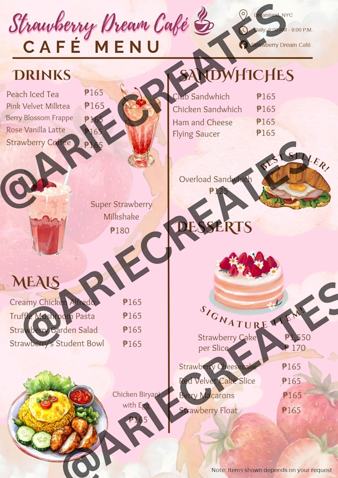 make you customized layout designs for your needed events