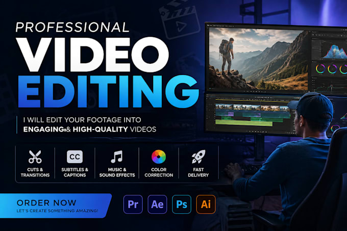 professional video editing for youtube
