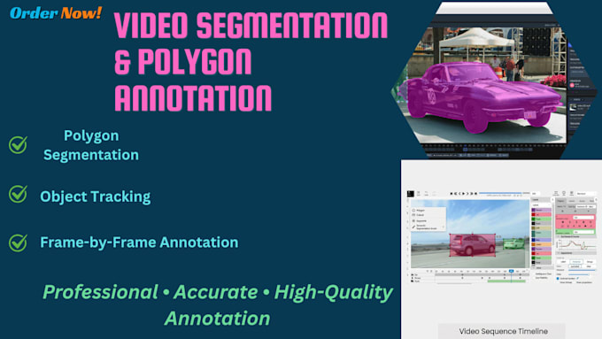 do advanced video segmentation and polygon annotation