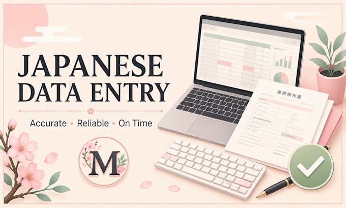 do accurate japanese data entry and administrative support