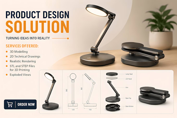 do 3d cad modeling and 3d printing design in solidworks