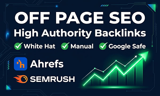 do off page SEO with high authority backlinks