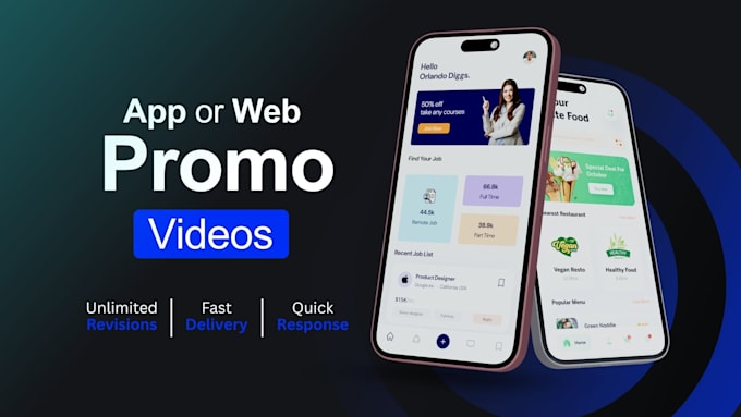 create stylish mobile app promo video, app explainer, app tutorial video