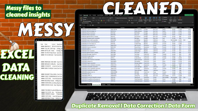 clean and organize data in your excel spreadsheet