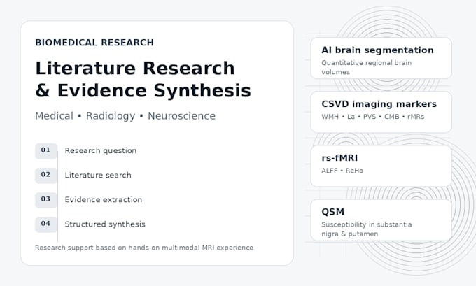 conduct biomedical literature research