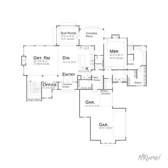 draw architectural floor plans in autocad and revit