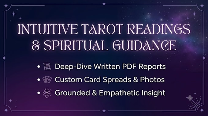 do an intuitive tarot reading and detailed guidance spread