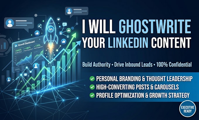 ghostwrite linkedin content that attracts leads