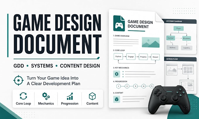 create a professional game design document for your game idea