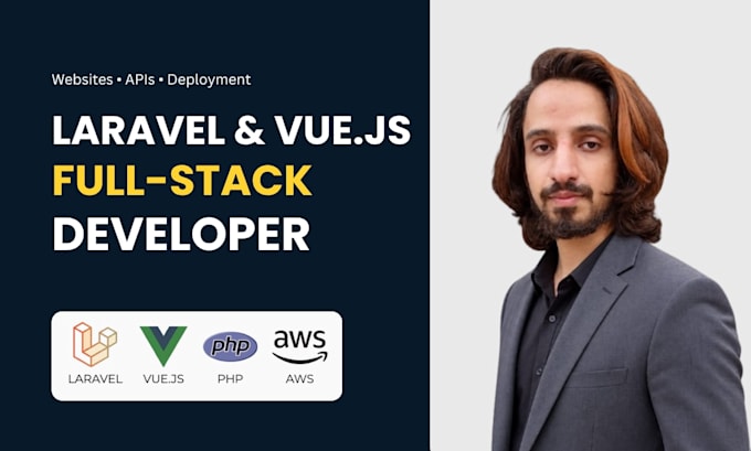 develop full stack web applications with laravel and vue js