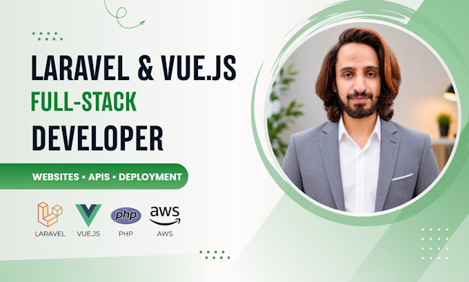 develop full stack web applications using laravel PHP and vue js