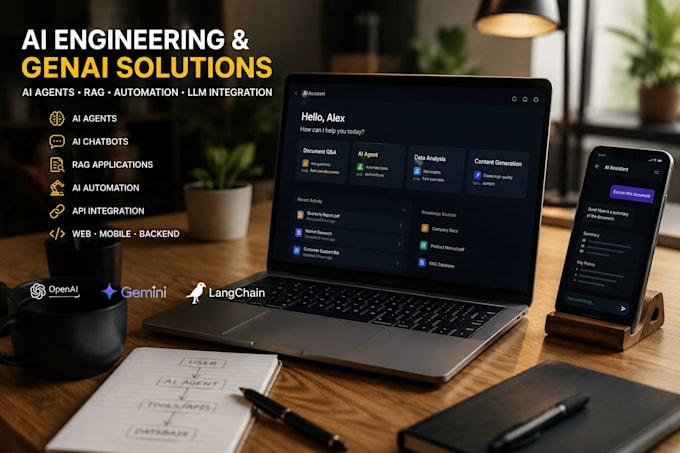 build ai solutions, genai apps, ai agents and automations