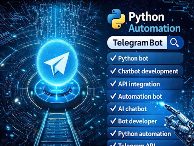 create python bot automation web scraping ai telegram discord bot