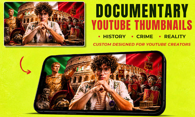 design viral documentary youtube thumbanils