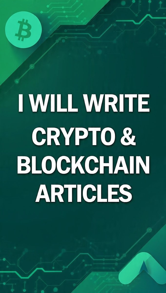 write SEO optimized crypto blog articles and web3 content